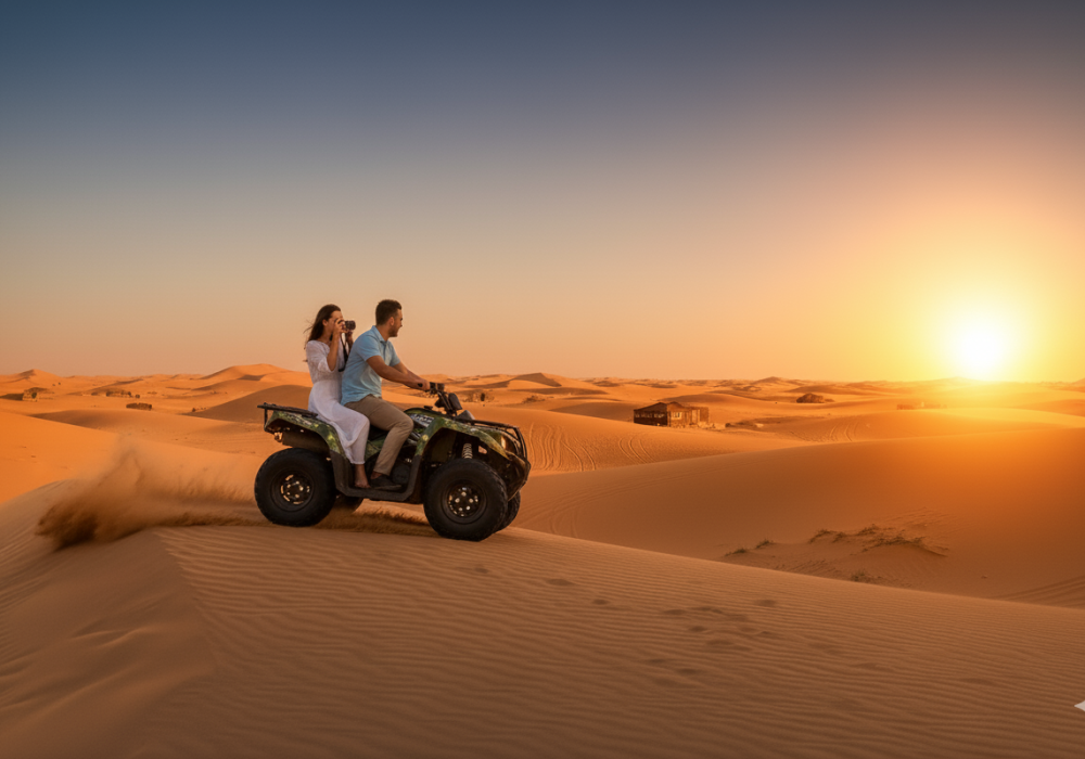 morning desert safari with quad bike
